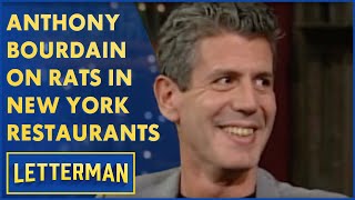 Anthony Bourdain Reveals The Truth About Rats In Restaurants  Letterman [upl. by Inafets]