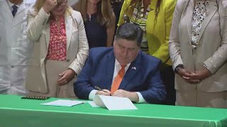 Pritzker signs law banning health insurance companies predatory tactics including step therapy [upl. by Leihcar]