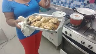 Frango com creme de cebola no forno [upl. by Nickelsen]