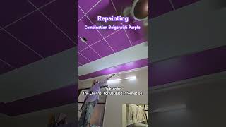 Combination Beige amp Purple bheekajitalkwalk interiordesign asianpaints dulux [upl. by Whitcomb]