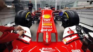 フェラーリSF16Hステッカー貼り映像  FERRARI SF16H Stickering MC [upl. by Frankhouse]