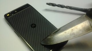 Test Motorola mobile Razr Maxx Kevlar [upl. by Childs24]