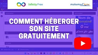 COMMENT HEBERGER son site GRATUITEMENT avec INFINITYFREE [upl. by Wilona344]