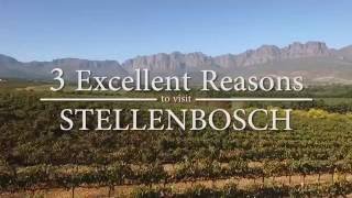 3 Excellent Reasons to Visit Stellenbosch [upl. by Itsim]