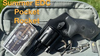 Smith And Wesson 43C Airlite 22 LR Review revolver pistol smithandwesson hunting guns [upl. by Elleynod758]