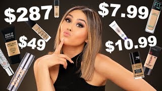 WORLDS BEST FOUNDATIONS amp DRUGSTORE DUPES  Roxette Arisa Drugstore Series [upl. by Redle]