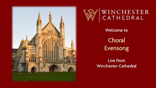 111024 Choral Evensong live from Winchester Cathedral 🇺🇦 [upl. by Lucilia]