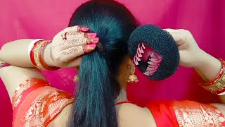 मिनट में बनने वाली स्पेशल Wedding Juda Hairstyle बिल्कुल अनोखा और नया तरीका 🧿 [upl. by Quentin]