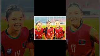 জাতির ক্রাশ সুমাইয়া ও ঋতু 😫🏆🇧🇩football ball girlsfootball viralvideo shorts [upl. by Lemmie]