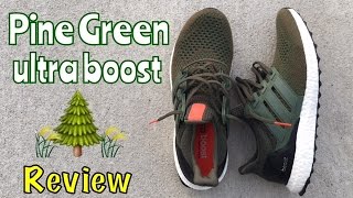 adidas Ultra Boost 10 quotGreenquot quotPinequot quotOlivequot Review [upl. by Devitt594]