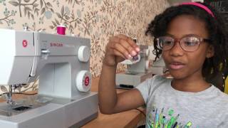 Kids Teach Sewing How to Thread a Machine [upl. by Besse]