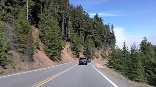 Hurricane Ridge The Drive Downhill Olympic National Park Time Lapse Drive [upl. by Nevil]