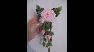 Handmade Ribbon Applique Tutorial  Part 2  jennings644 [upl. by Forester]