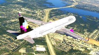 Volaris A321 Guadalajara to DallasFort Worth  Microsoft Flight Simulator 2020 [upl. by Reeva]