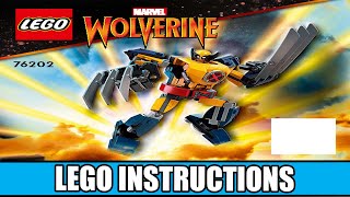 LEGO Instructions  Marvel Super Heroes  76202  Wolverine Mech Armor [upl. by Eerak]