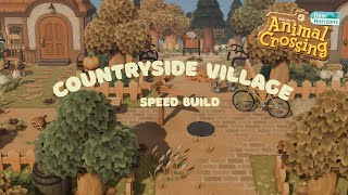 Countryside Villager Houses Speed Build no terraforming  Animal Crossing New Horizons [upl. by Uhsoj566]