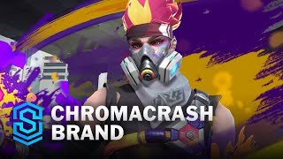 Chromacrash Brand Wild Rift Skin Spotlight [upl. by Nylidnarb628]