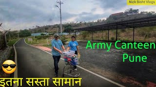 Pune Army Canteen Vlog  CSD Canteen Pune Dehu Road  Heavy Discount Shopping Vlog [upl. by Irvin]