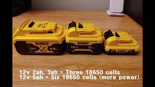 Dewalt 12V 5Ah battery [upl. by Iain]