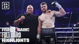 Full Card Highlights  Johnny Fisher vs Alen Babic [upl. by Schoening]