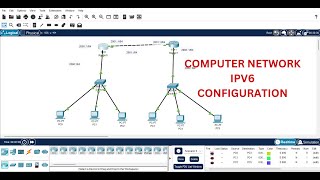 IPV6 CONFIGURATION USING CISCO PACKET TRACER [upl. by Rhodia]