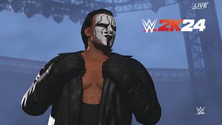 WWE 2K24  Sting ENTRANCE PS5 [upl. by Hereld]