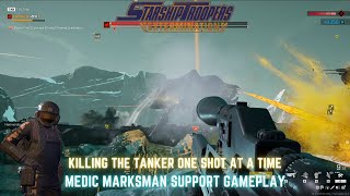 Starship Troopers Extermination Tanker dies to Hawkeye [upl. by Ruhnke]