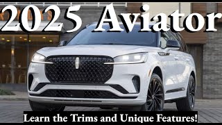 2025 Lincoln Aviator Trims Key Features and More [upl. by Faxun]