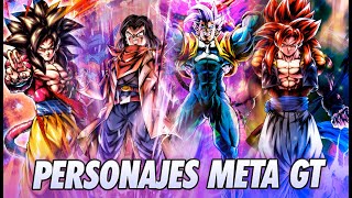 🔥MEJORES PERSONAJES META PARA GT🔥  DRAGON BALL LEGENDS [upl. by Felita358]