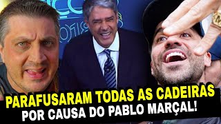 PODE RIR Cadeiras do debate da Rede TV são parafusadas no chão por causa do Pablo Marçal [upl. by Trembly246]