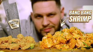 Bang Bang Shrimp AT HOME🔥 Easy amp Delicious [upl. by Nylynnej]