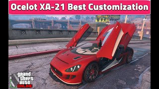 GTA 5 Online Ocelot XA21 Best Clean Customization  XA21 Glitched Paint Job  New Year Sales 2022 [upl. by Saltsman952]