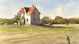 9 Minute Watercolor Tutorial for Absolute Beginners  Start Painting Today [upl. by Merrel579]