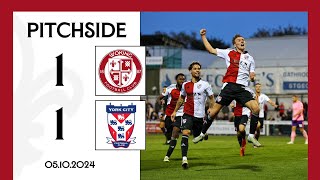 Woking 11 York City  Pitchside Highlights [upl. by Nona529]