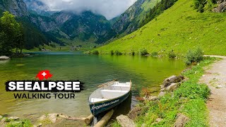 Seealpsee Most Beautiful Lake in Switzerland Appenzell Relaxing Walk in the Nature 🇨🇭 4K UHD [upl. by Keldah]