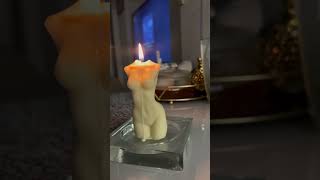 Candles 🕯️🤍Свечи ручной работы соевый воск женское тело формовые свечи подарки на Новый год [upl. by Merras895]