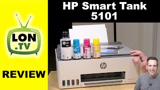 HP Smart Tank 5101 Review  A printer that uses bottles  not cartridges [upl. by Nabala]