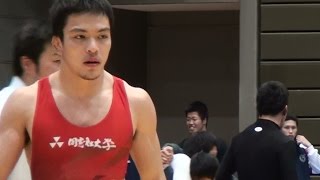 Freestyle Wrestling Japan レスリング 74kg  Doshisha University vs Tezukayama [upl. by Osithe]