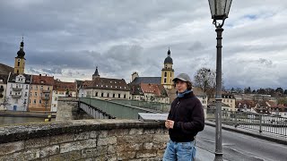 KITZINGEN Walking to the best places to see by a trip at the town Germany [upl. by Nadabb768]