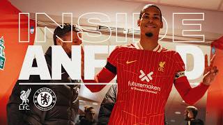 Inside Anfield Liverpool 21 Chelsea  BRILLIANT tunnel cam footage [upl. by Nowell]