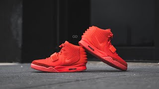 Nike Air Yeezy 2 SP quotRed Octoberquot Closer Look [upl. by Stalk160]