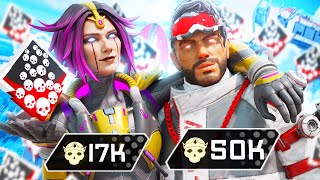 Horizon 20 Kills With A 50000 Kill Mirage Apex Legends Season 12 [upl. by Feliks]