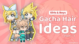 ✦ Fresh Gacha Life 2 Hairstyles Ideas 💇‍♂️💇‍♀️  Boys amp Girls Edition  Part 1 [upl. by Colfin]