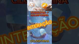 Fosinopril interação com ciclosporina saudeebemestar [upl. by Eki]