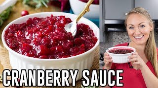 How to Make Cranberry Sauce [upl. by Bernete]