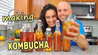 How to Make Kombucha amp Easy Secondary Fermentation Recipes [upl. by Grethel]