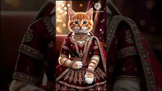 A beautiful bridal cat  beautiful cutecat cat [upl. by Yessydo194]