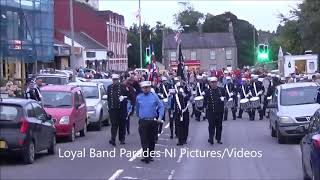 Flutes amp Drums Donaghadee  Ballygowan True Blues FB Parade 2019 [upl. by Caniff]