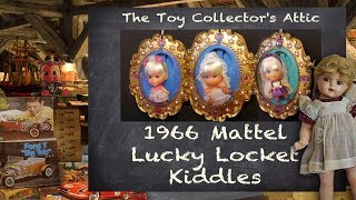 Mattels Lucky Locket Kiddles from 1966  Twirl Town Toys [upl. by Tnerual]