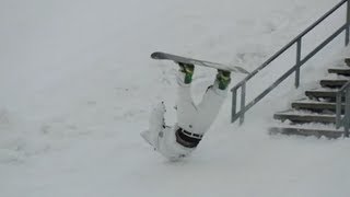 EPIC SNOWBOARD FAILS  Garage Entertainment [upl. by Savick]